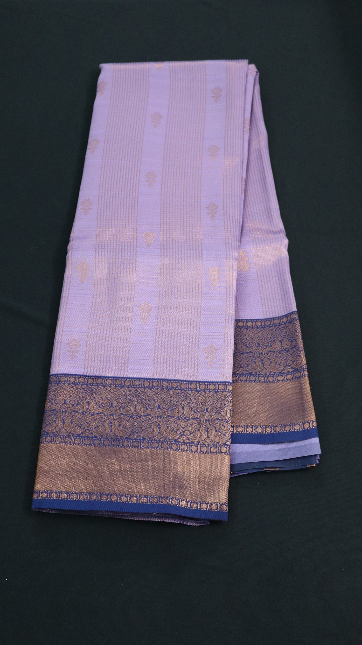 SEMI SOFT SILK SAREE IN LAVENDER