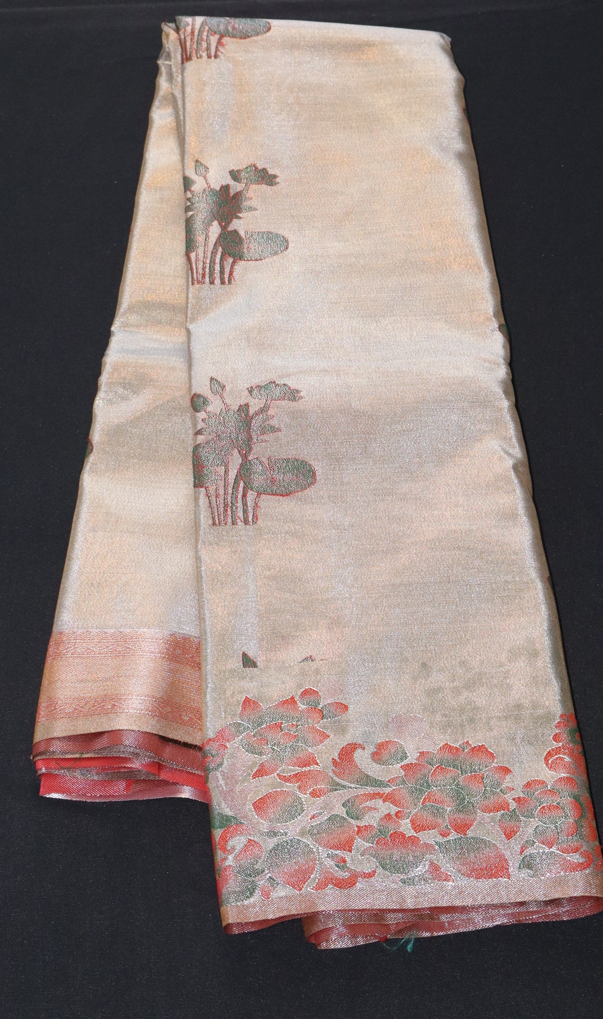 TISSUE FANCY BORDER-ORANGE