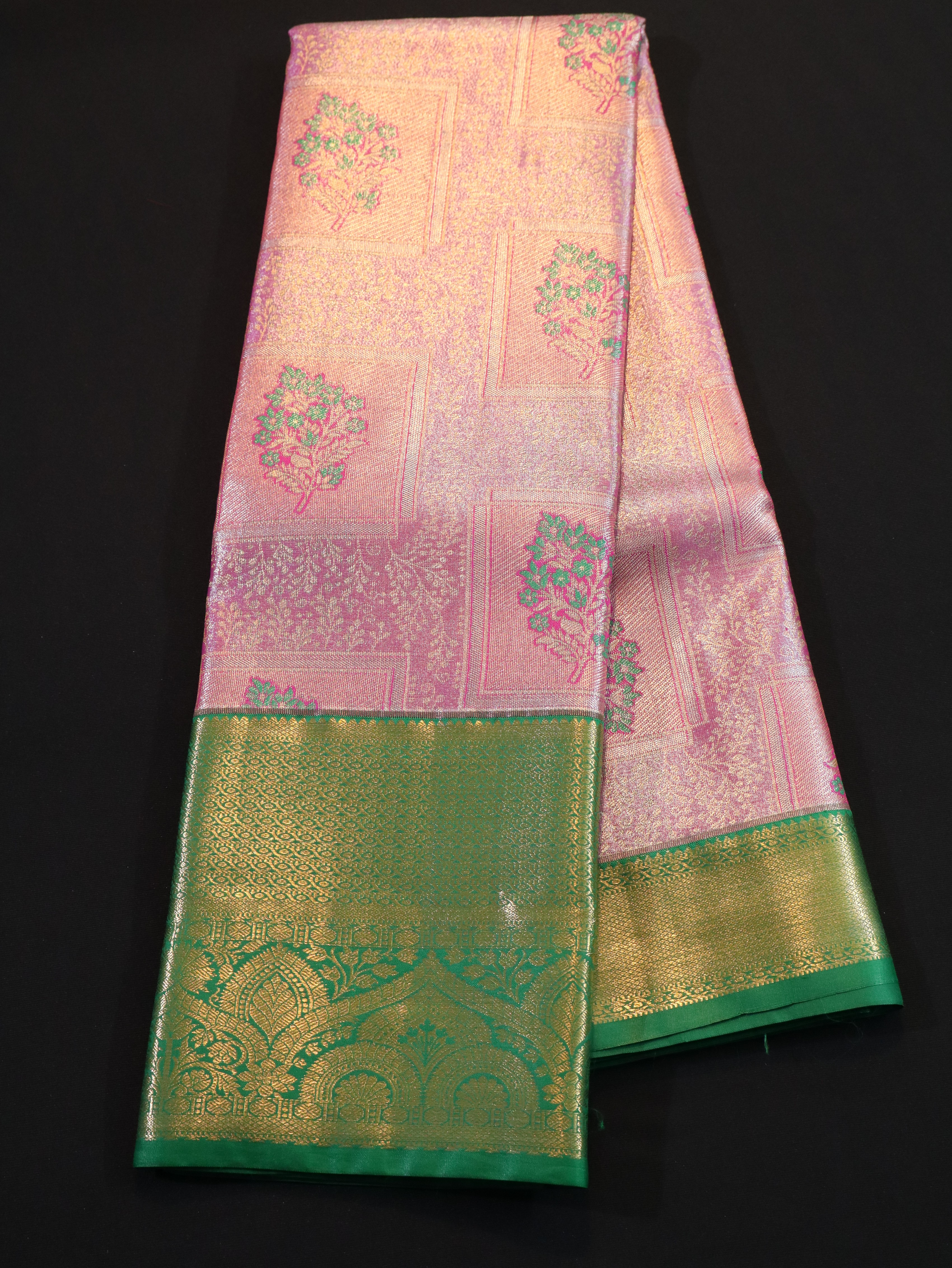 JARI BROCADE AND EMBOSS-L PINK