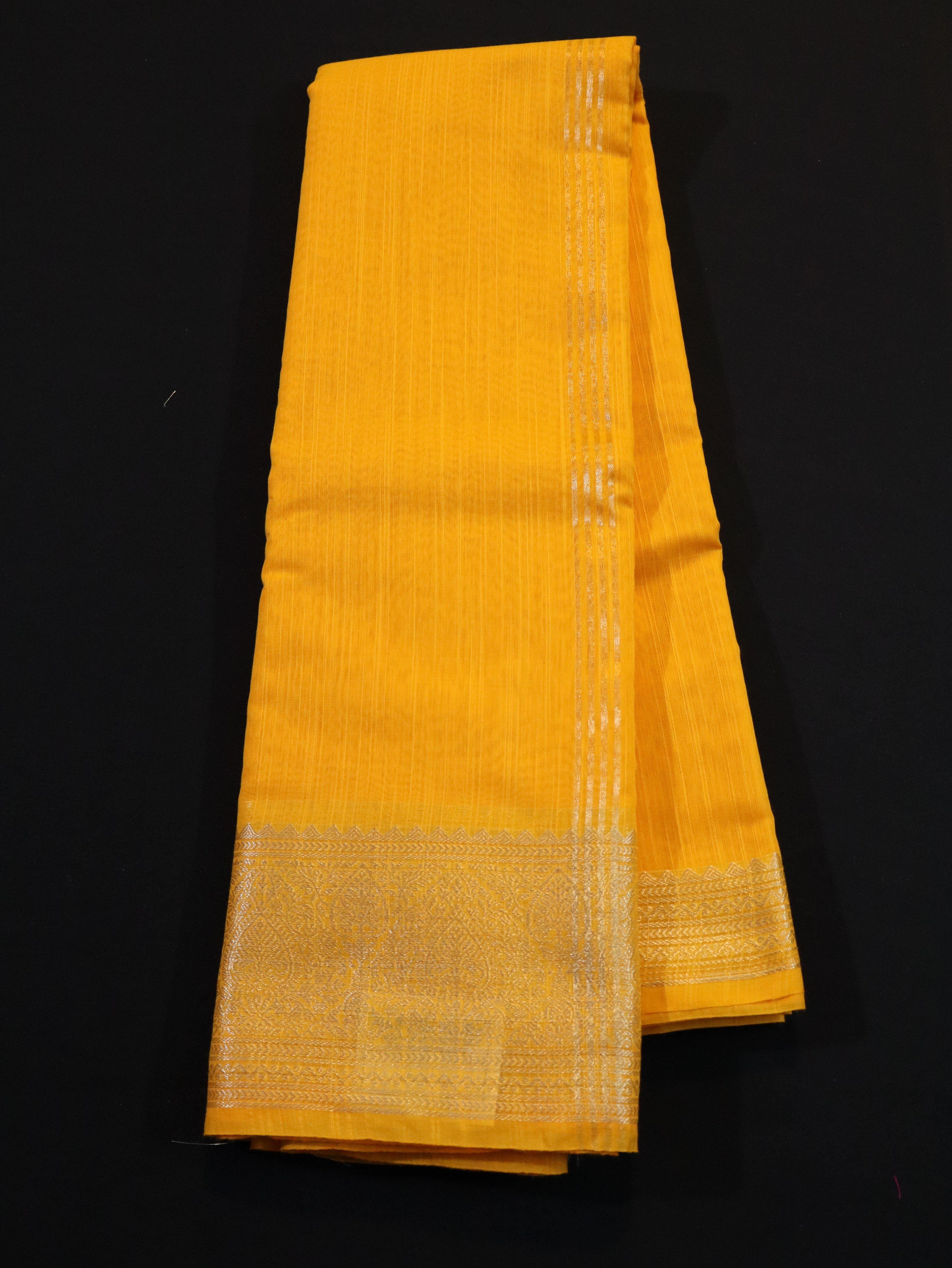 SEMI PATOLA SAREE-MUSTARD