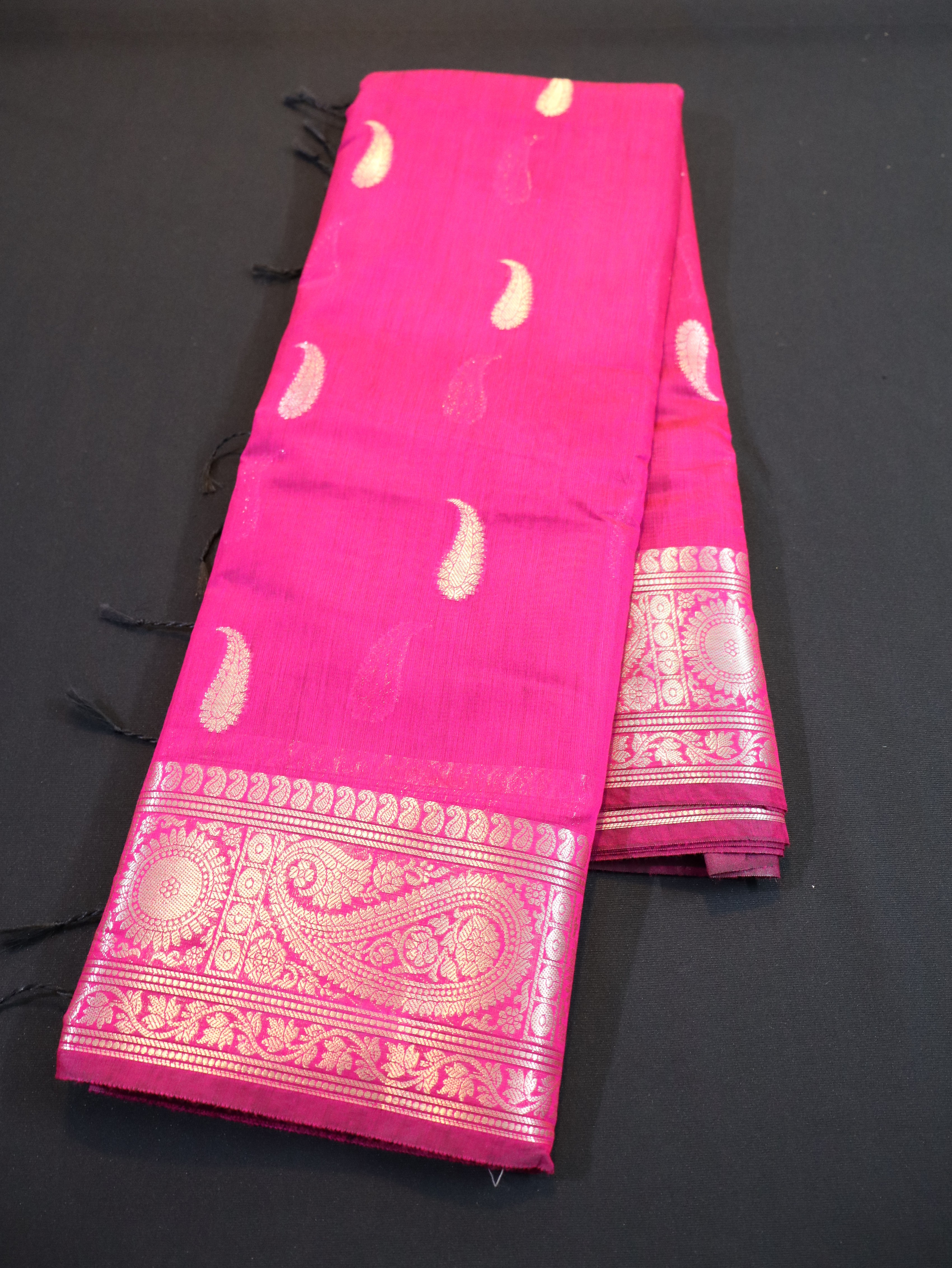 MANGO MOTIF SEMI SILK SAREES