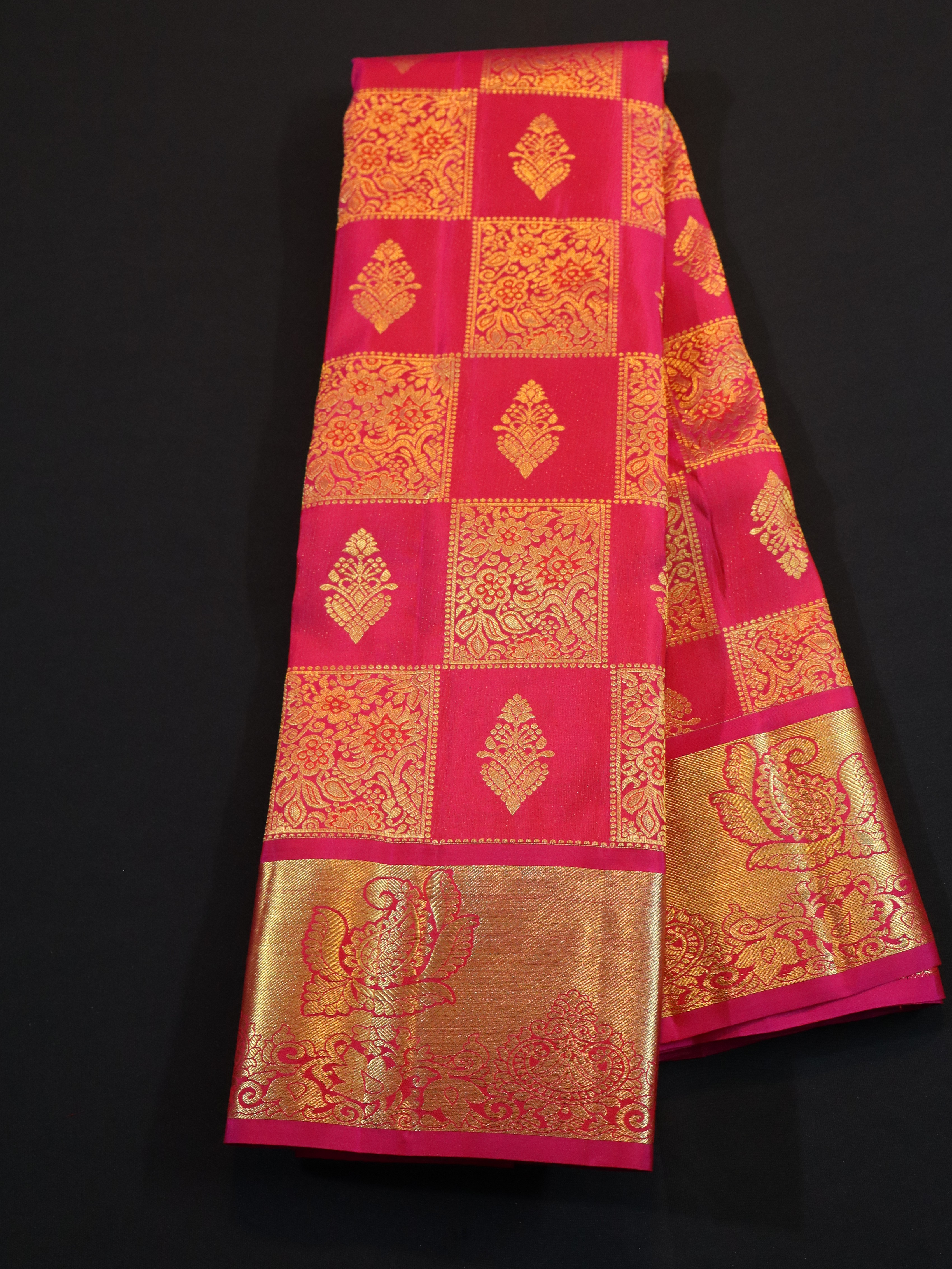 HANDLOOM BRIDAL ZARI BROCADE COLLECTIONS-4
