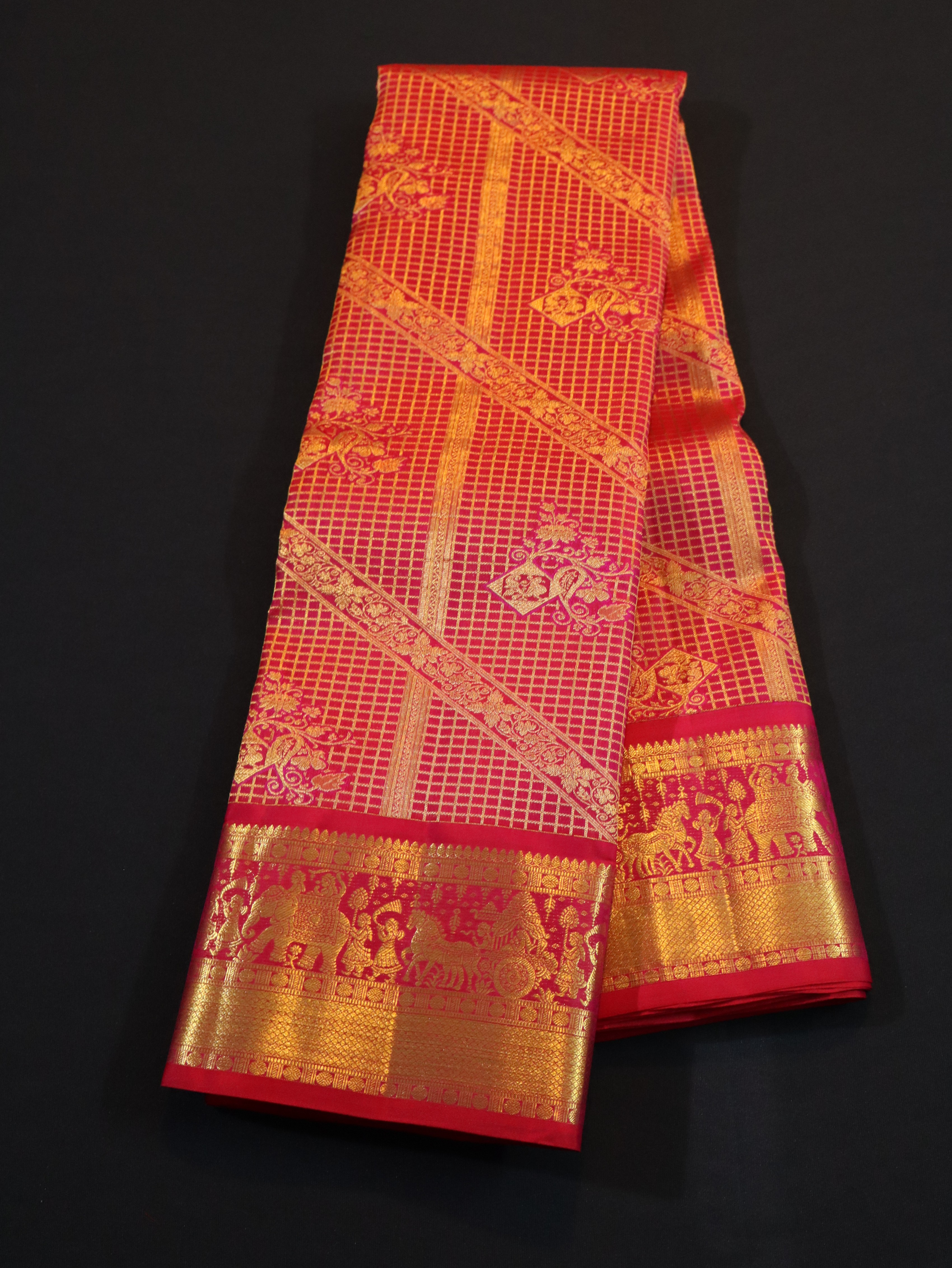 HANDLOOM BRIDAL ZARI BROCADE COLLECTIONS-5