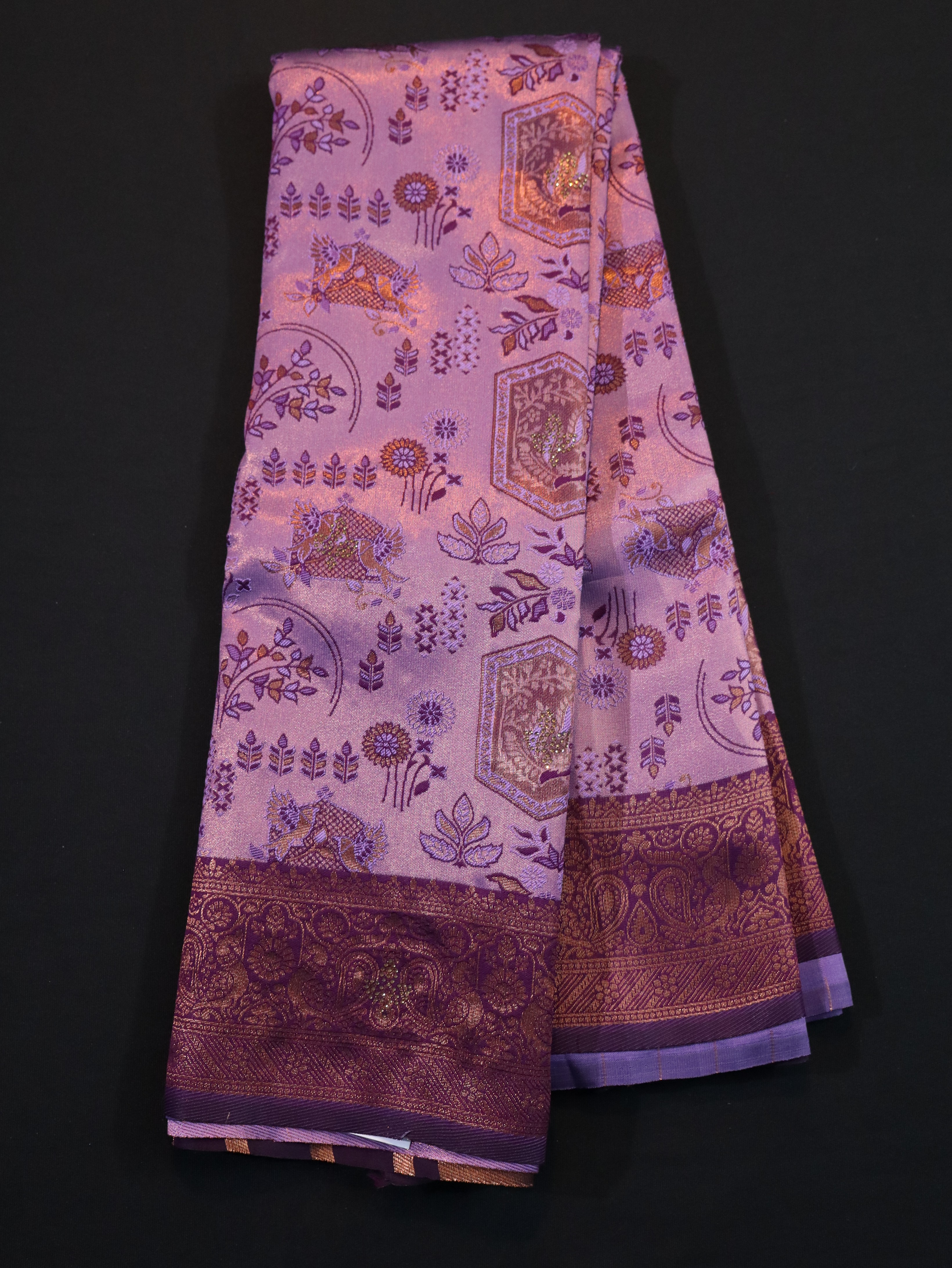 WEDDING WEAR JARI WORK SEMI SILK SAREES- VOL 7