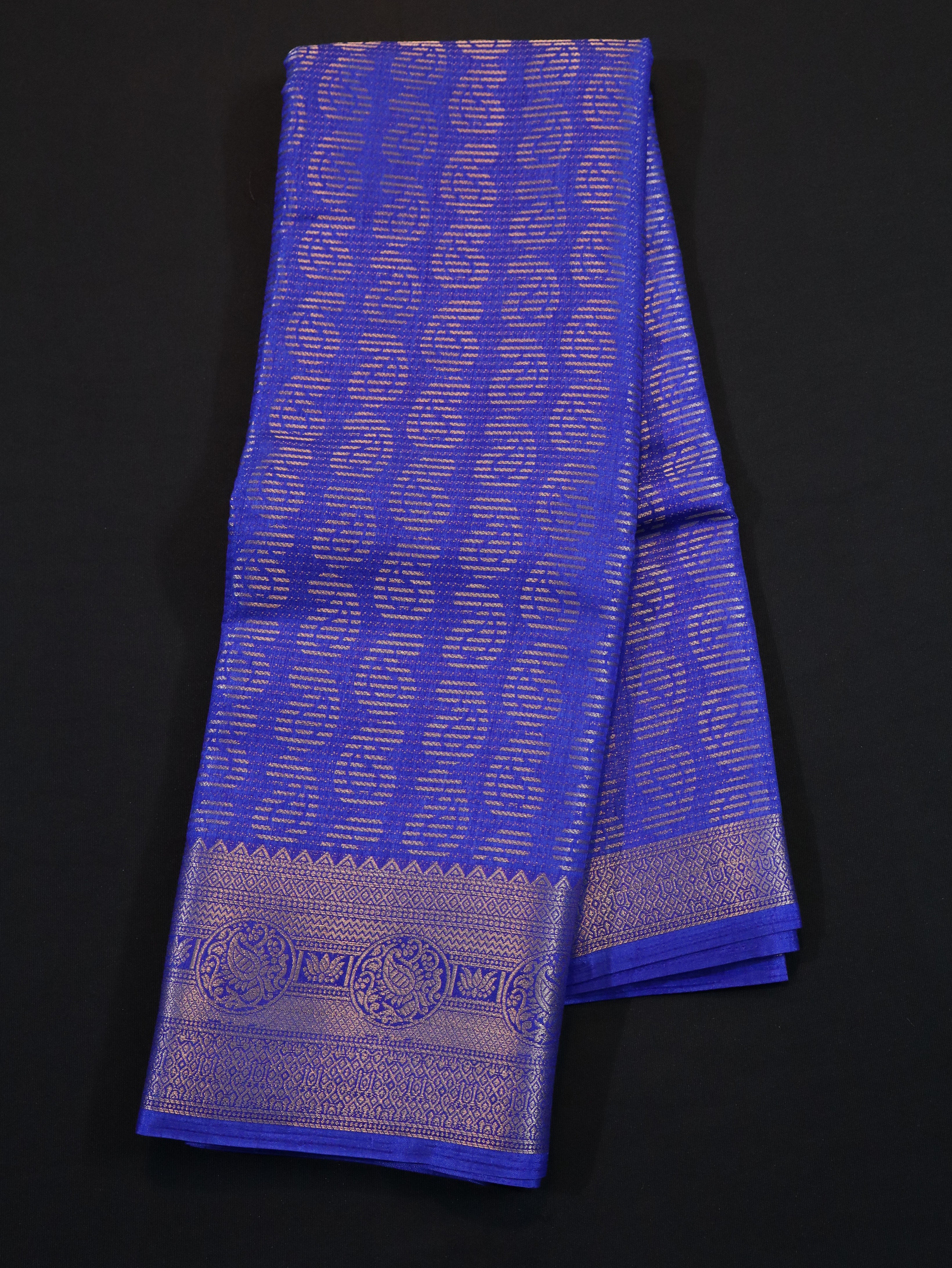 KANCHIPATTU SEMI SILK WITH ZARI WORK