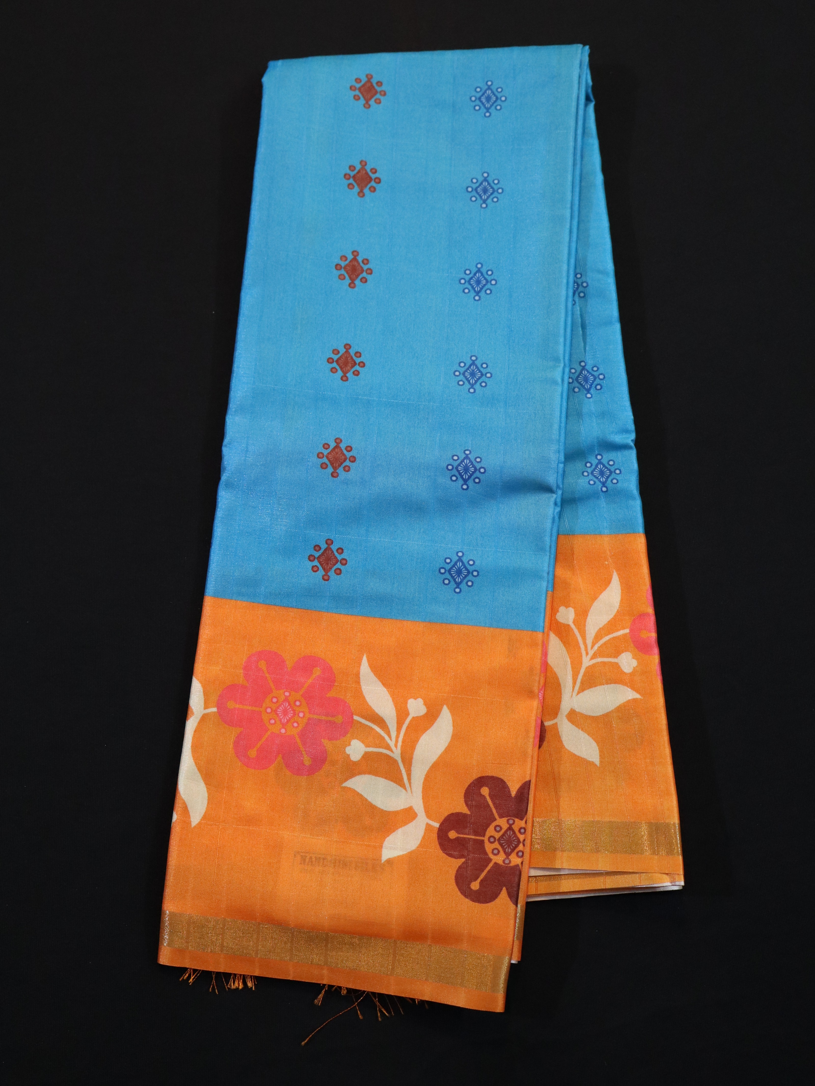 BORDER FANCY JAQUARD SEMI SILK- 2