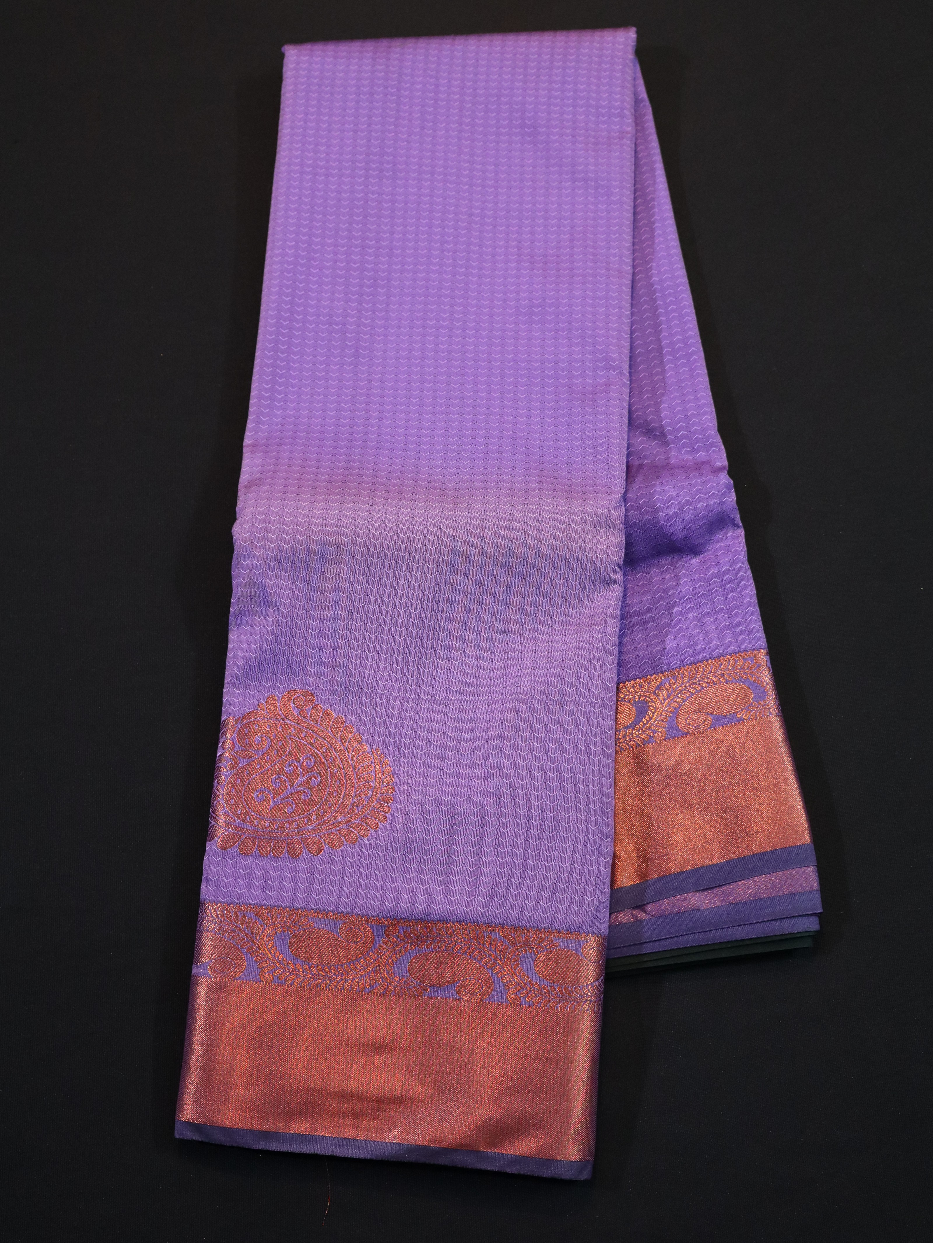 KANCHIPURAM JANGLA SAREE WITH BUTTA -1