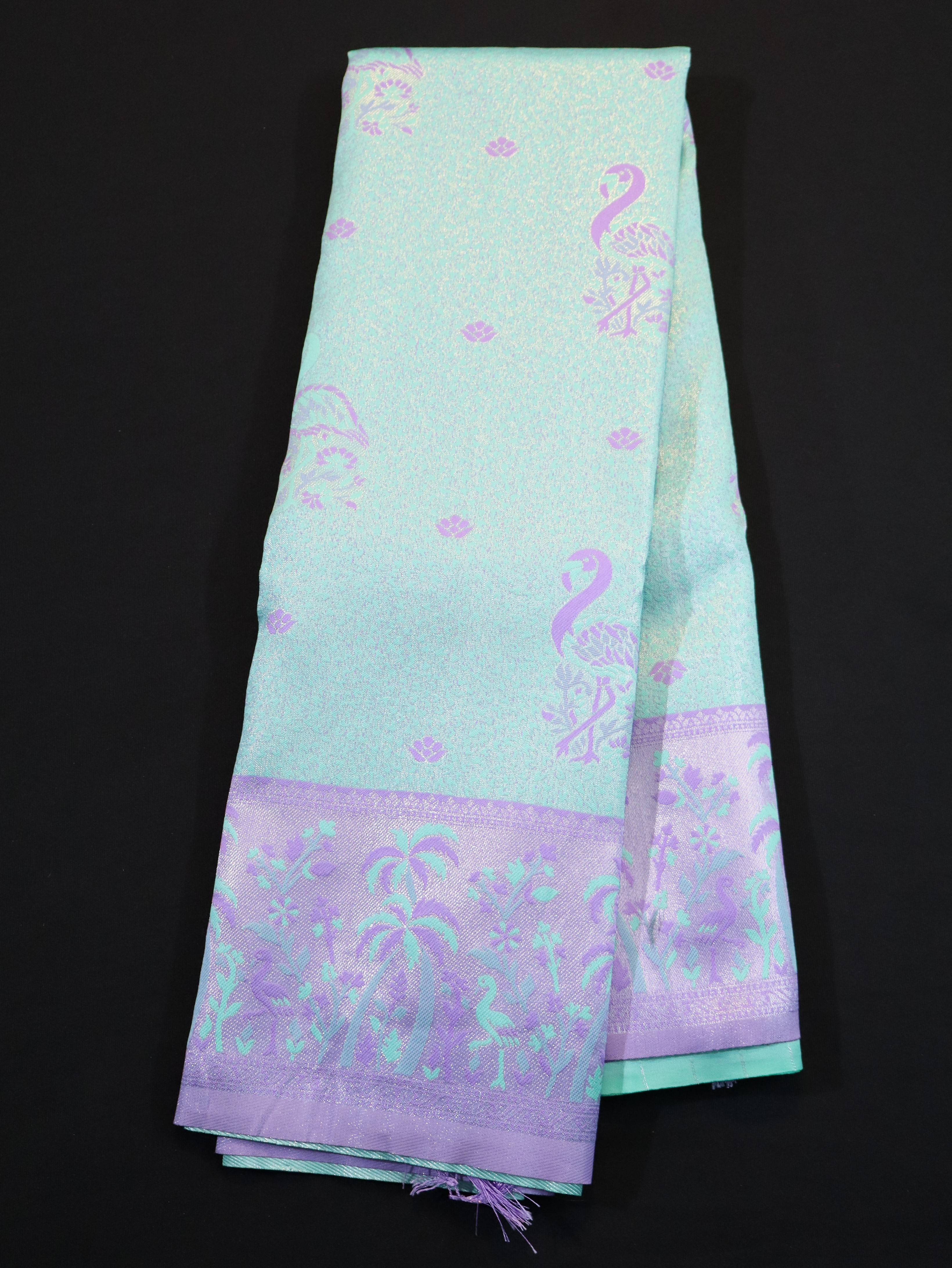 KANJIQUEEN WOVEN SILK BLEND SAREES-2