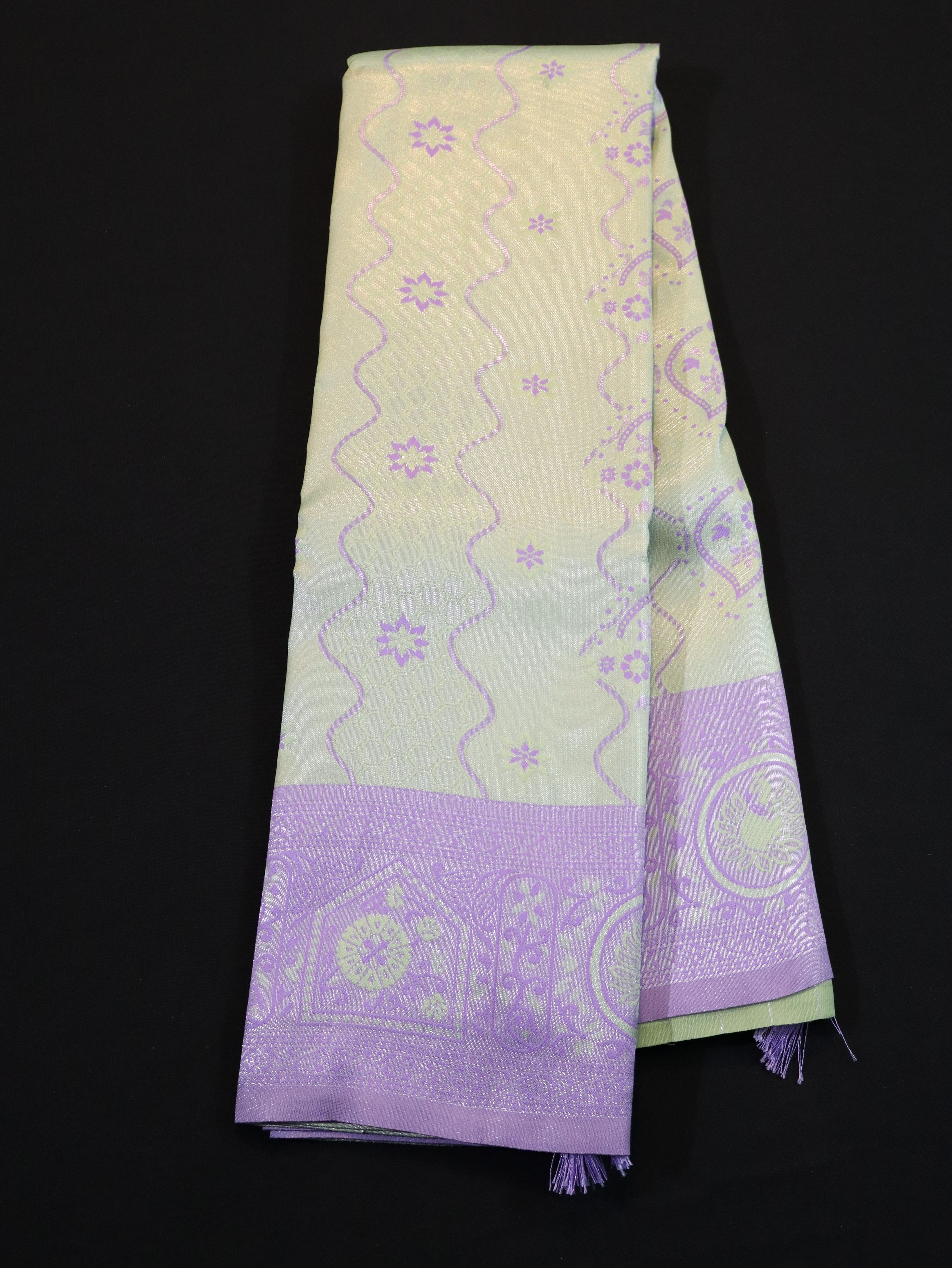 KANJIQUEEN WOVEN SILK BLEND SAREES-3