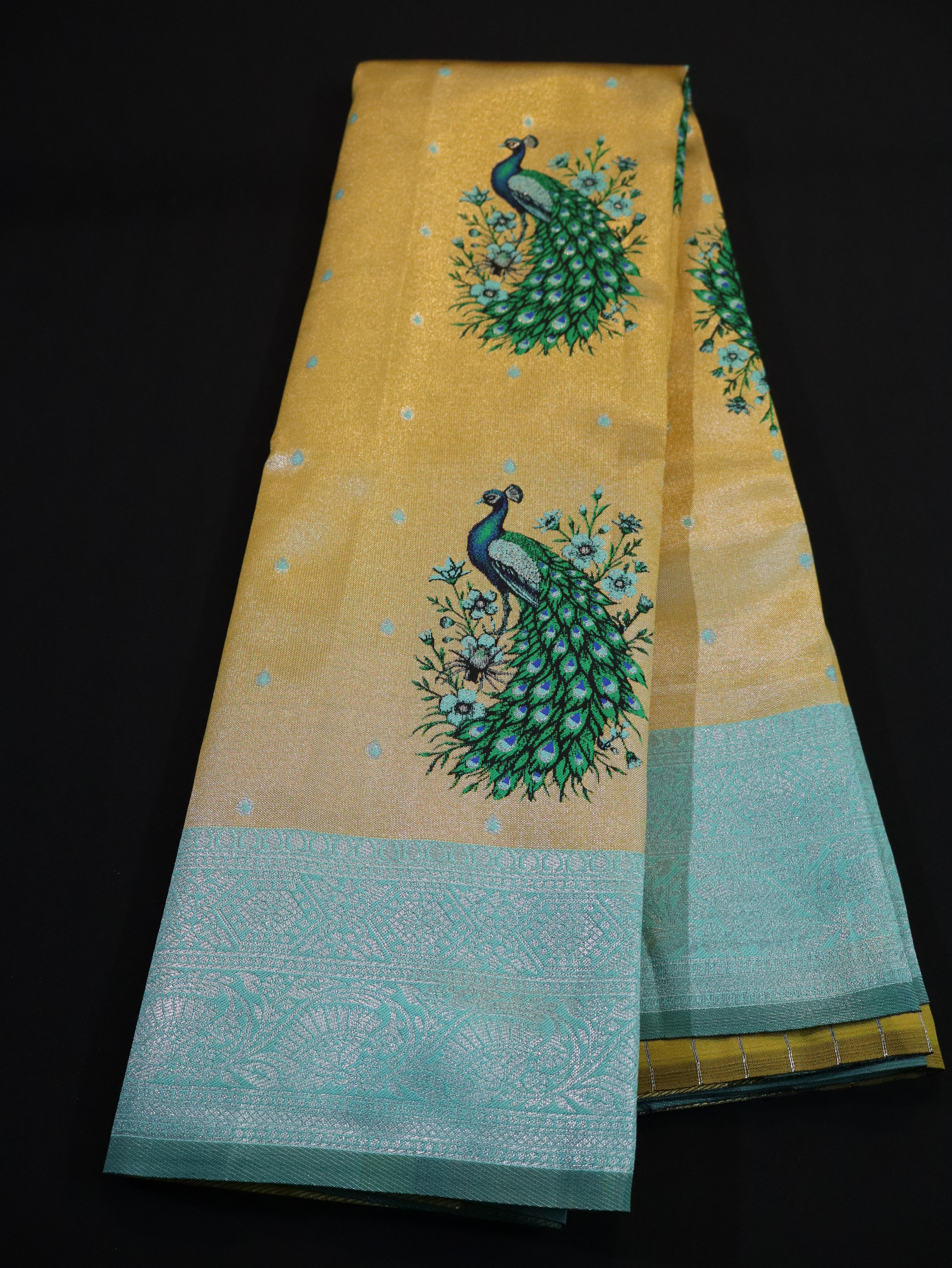 PEACOCK MOTIF SILK SAREES-2