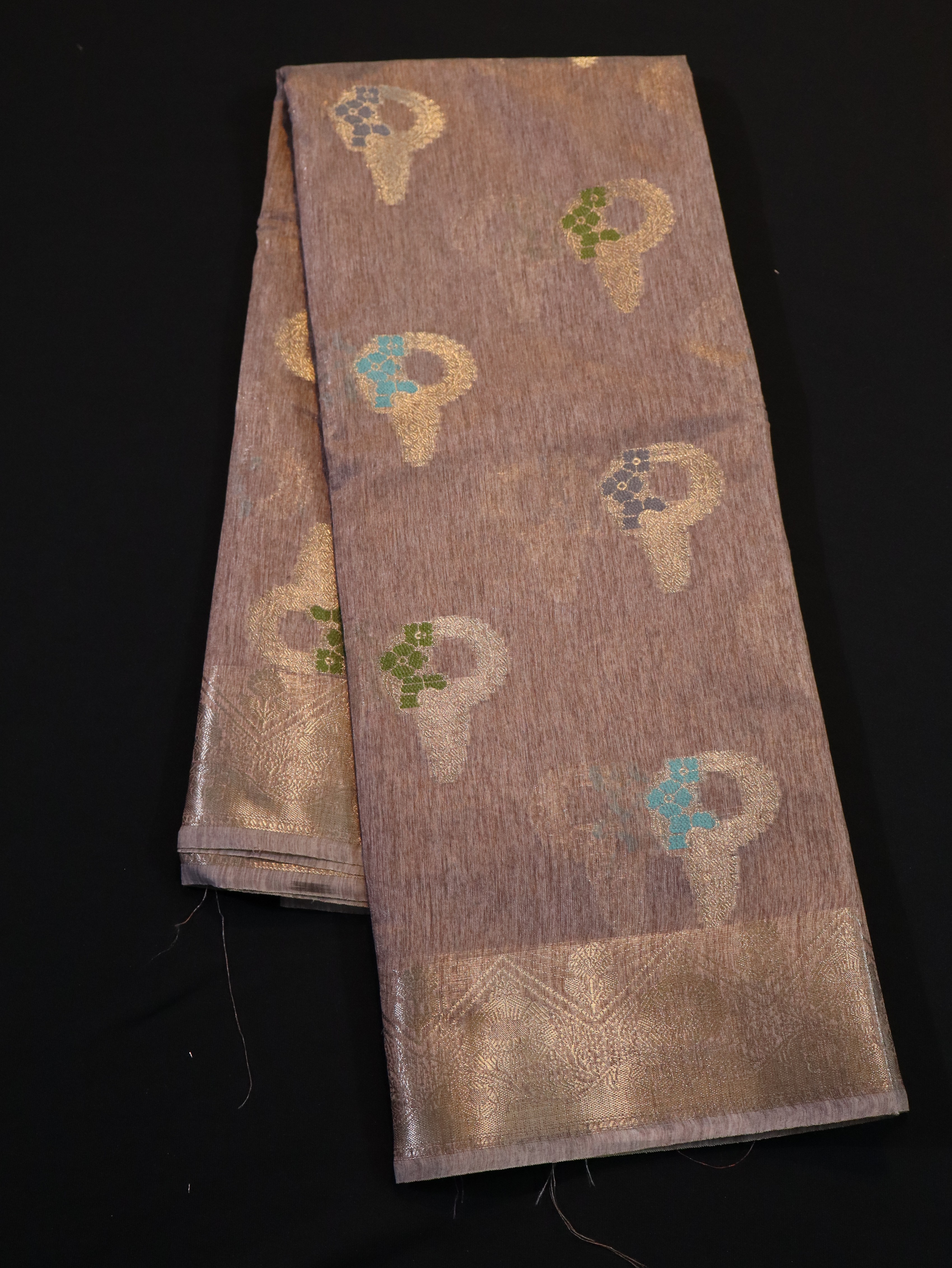 BODY MOTIF FANCY PALLU SILK SAREES-5