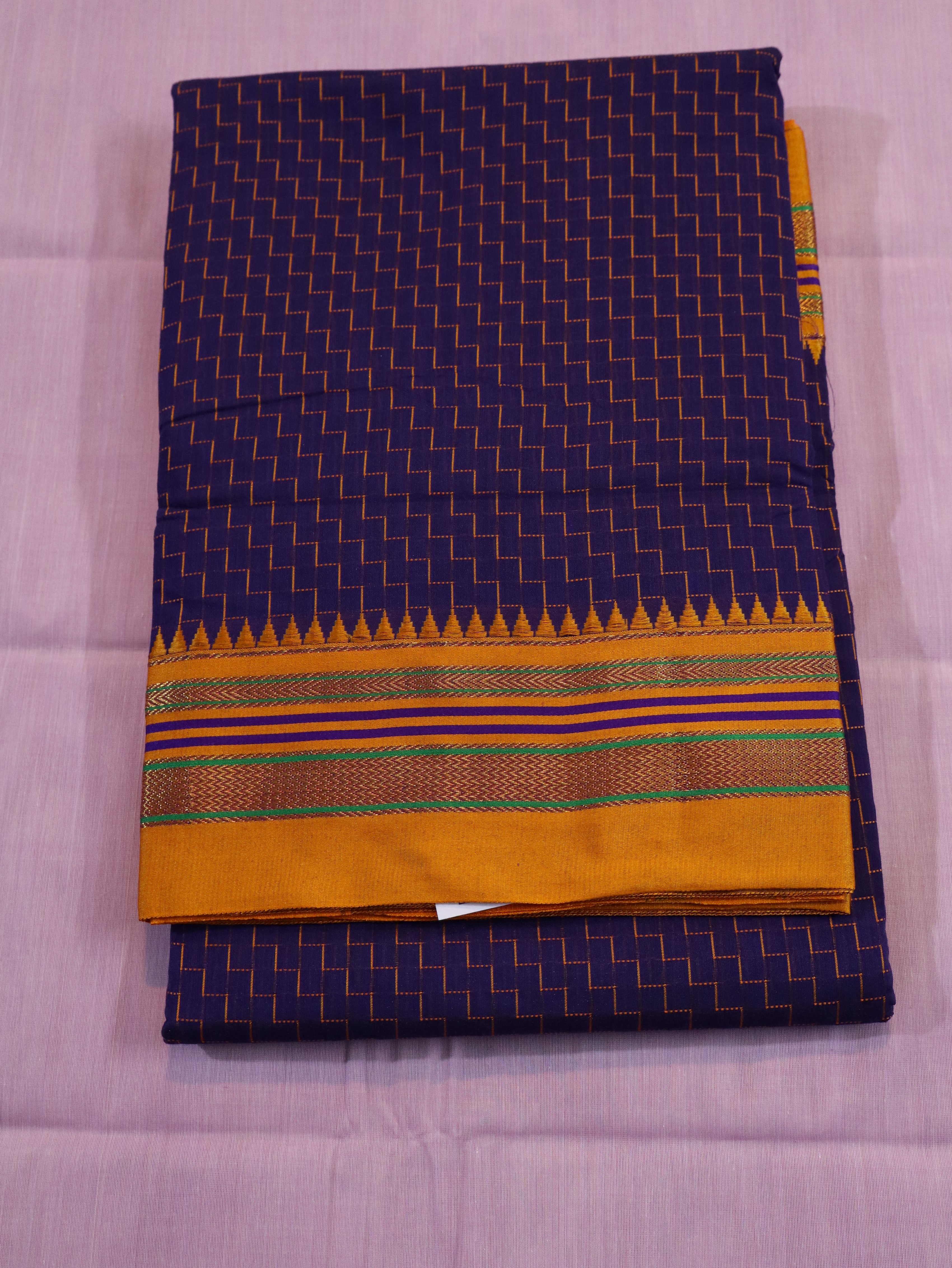 COTTON HAND KORVAI CHECKED-3